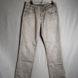 Sak Fifth Avenue Jeans Men's 34x33 Light Gray Slim Leg Classic